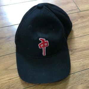 Red dragon skater baseball cap